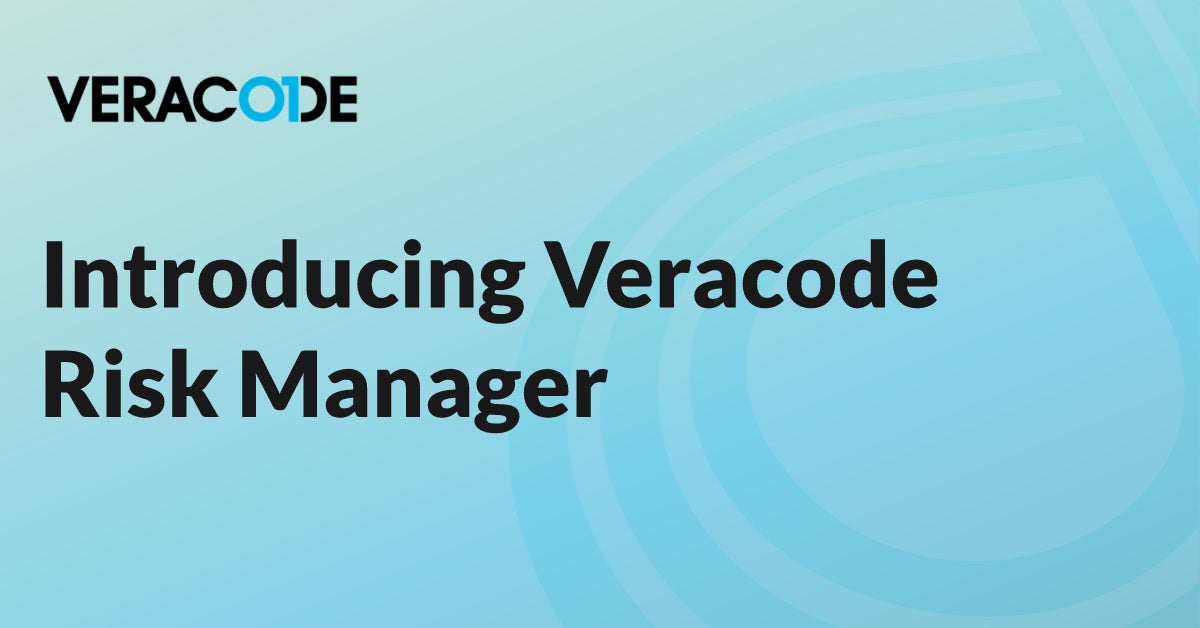 Introducing Veracode Risk Manager: A…